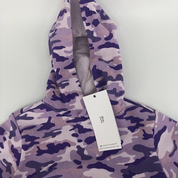 Sovereign Code Infant Girls 12 Month Hoodie Purple Camouflage Kangaroo Pocket - Picture 3 of 7